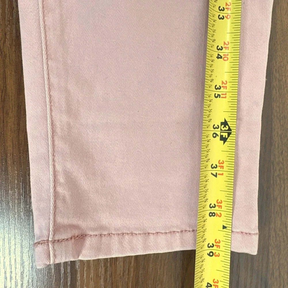 Cabi Nectar Pink Denim Jeans Style 230‎ Women Size 6 Straight Leg Cotton Blend